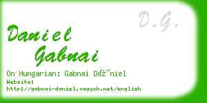 daniel gabnai business card